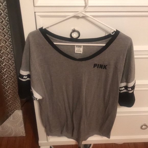 Victoria secret pink baseball tee - Picture 2 of 3